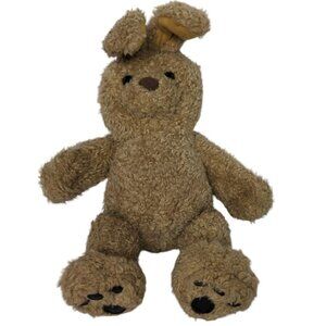 Build A Bear BABW Brown Curly Easter Bunny Rabbit Plush Stuffed Animal 17.25"